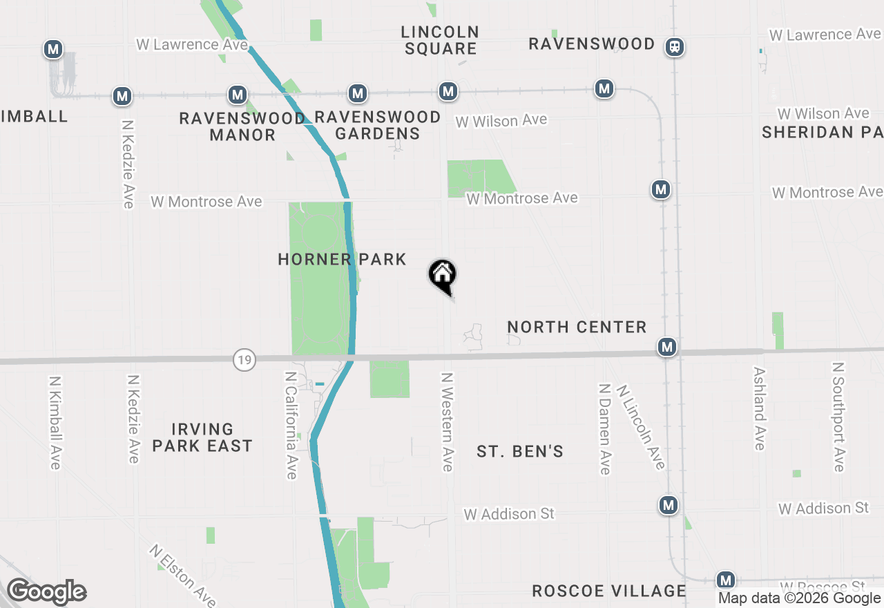 Map of 4118 N Western Avenue #C1, Chicago, IL 60618