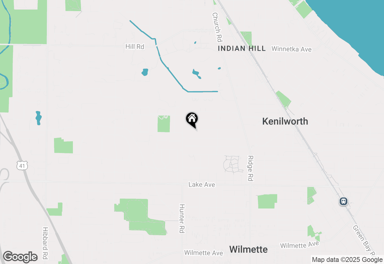 Map of 2221 Chestnut Avenue, Wilmette, IL 60091