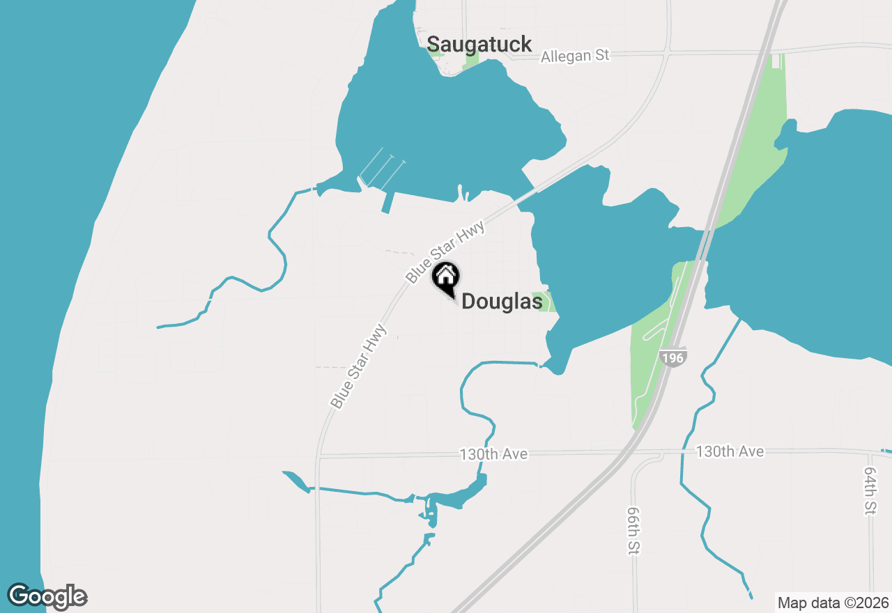 Map of 43 Ellis Street, Douglas, MI 49406