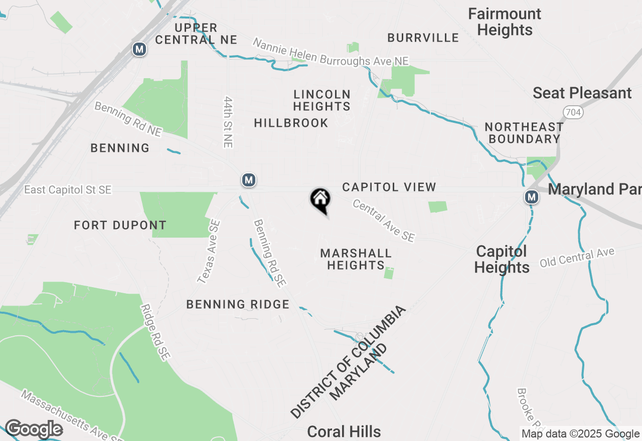 Map of 4928 Astor Place Se, Washington, DC 20019