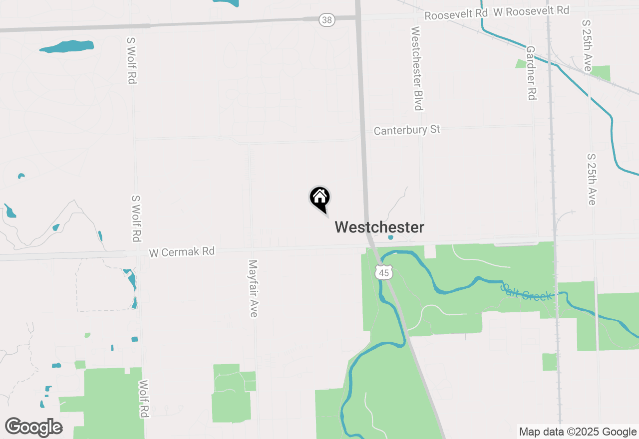 Map of 1940 Stratford Avenue, Westchester, IL 60154