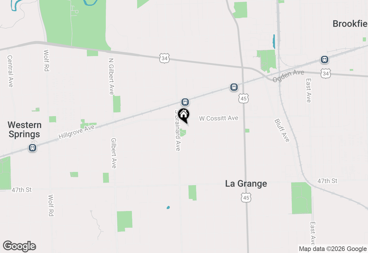 Map of 120 S Stone Avenue, La Grange, IL 60525