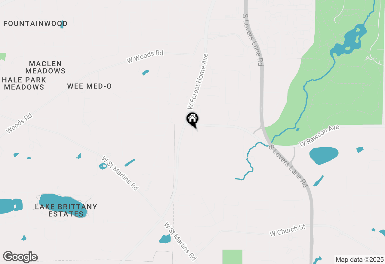 Map of 11385 W Rawson Ave, Franklin, WI 53132