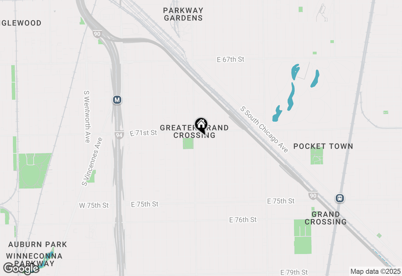 Map of 7120 S Vernon Avenue, Chicago, IL 60619