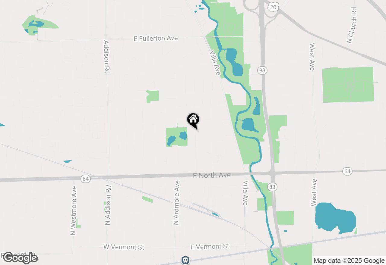 Map of 930 S Chatham Avenue, Addison, IL 60101