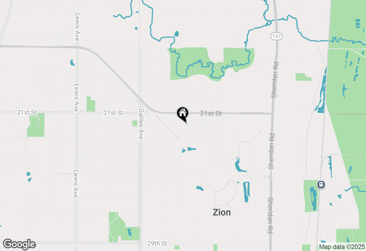 Map of 2119 Gabriel Avenue, Zion, IL 60099