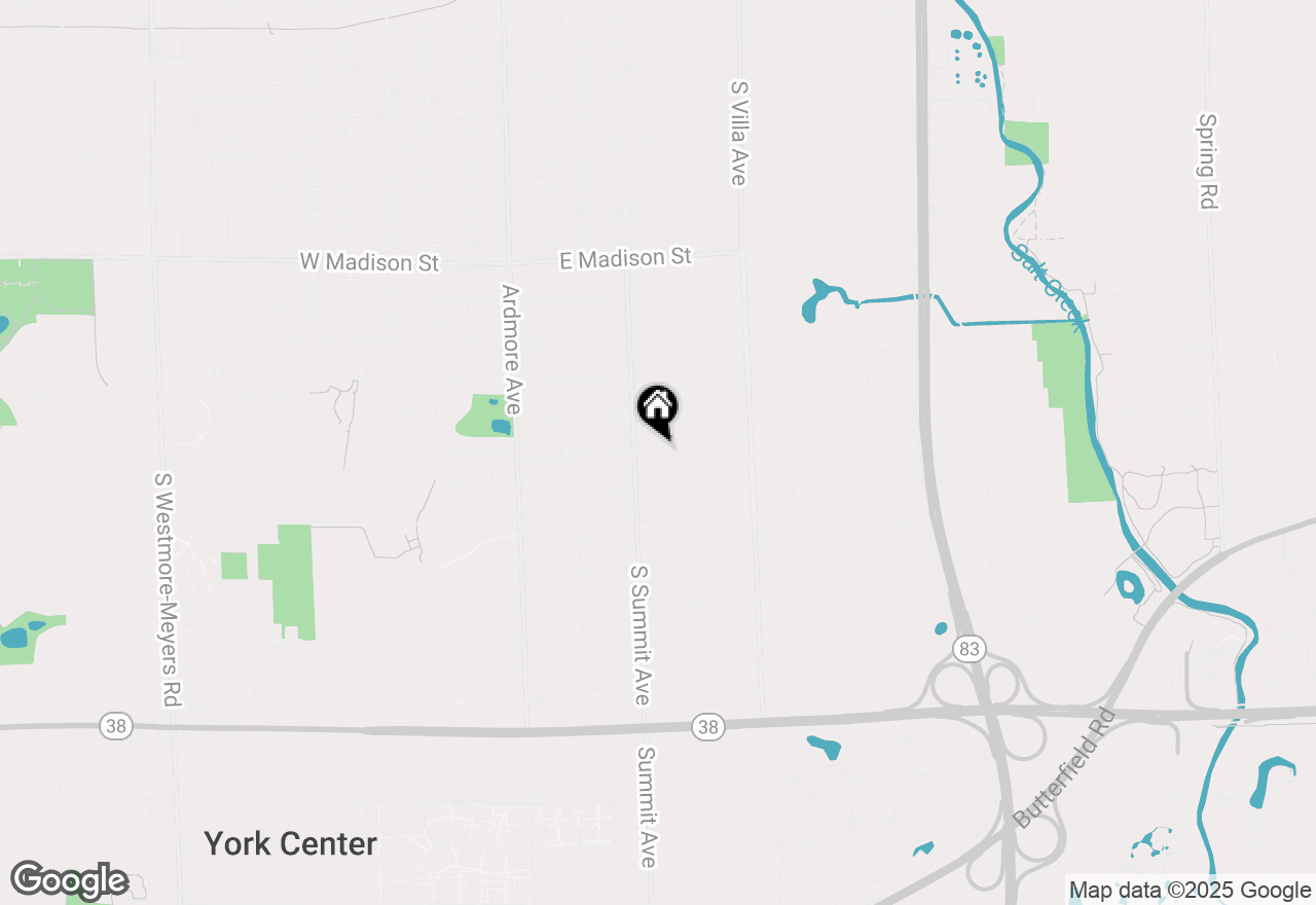 Map of 202 E Julia Drive, Villa Park, IL 60181