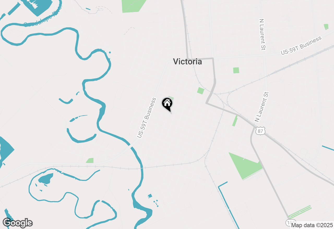 Map of 221 S Main Street, Victoria, TX 77901