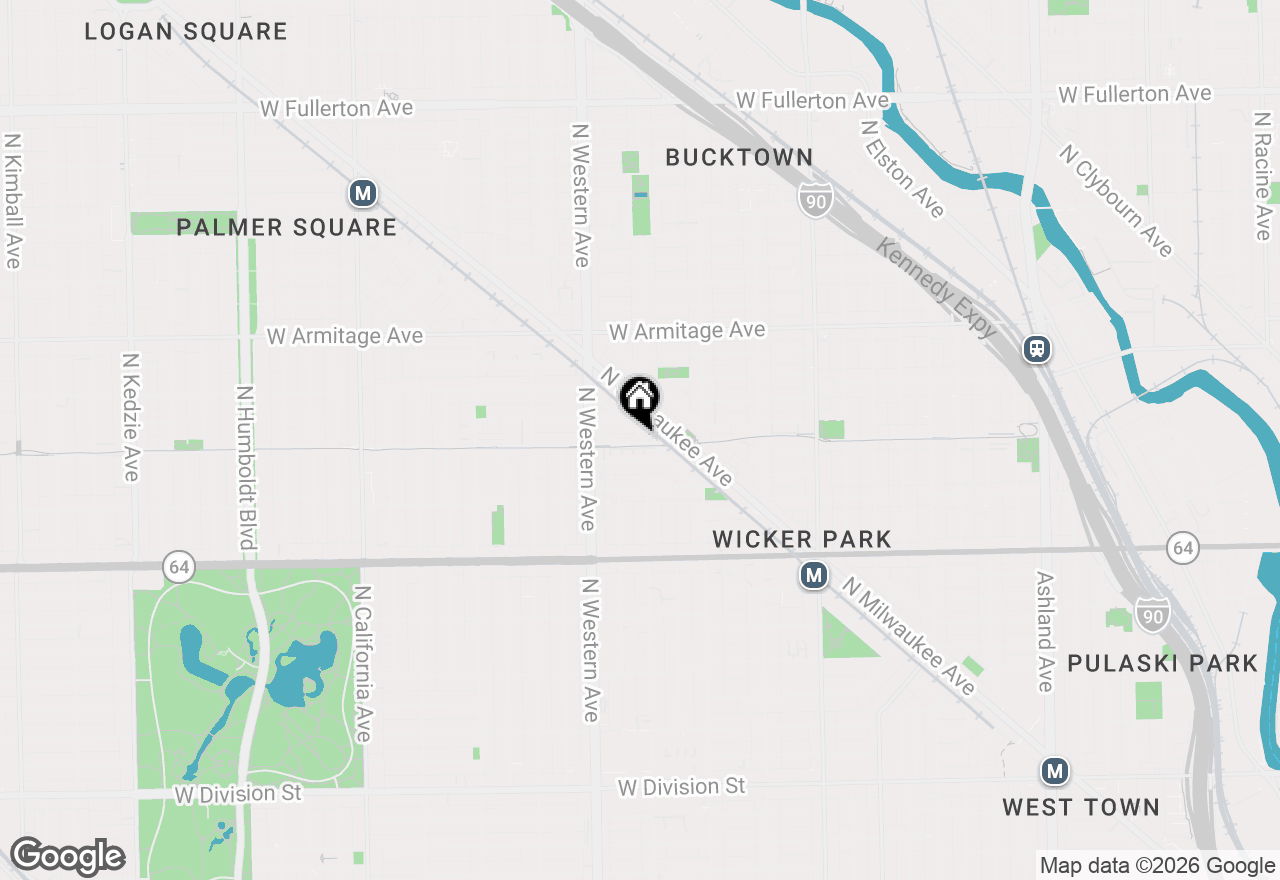 Map of 2300 W Bloomingdale Avenue #B, Chicago, IL 60647
