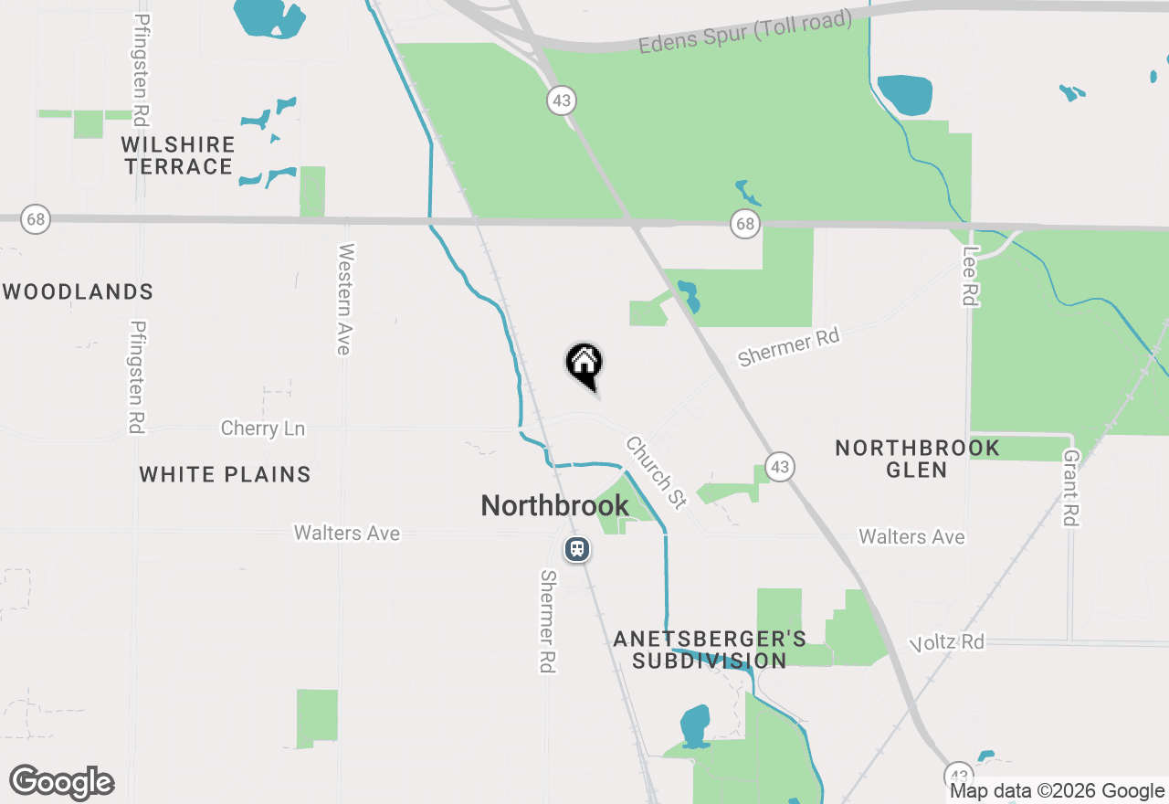 Map of 1950 Cherry Lane #316, Northbrook, IL 60062