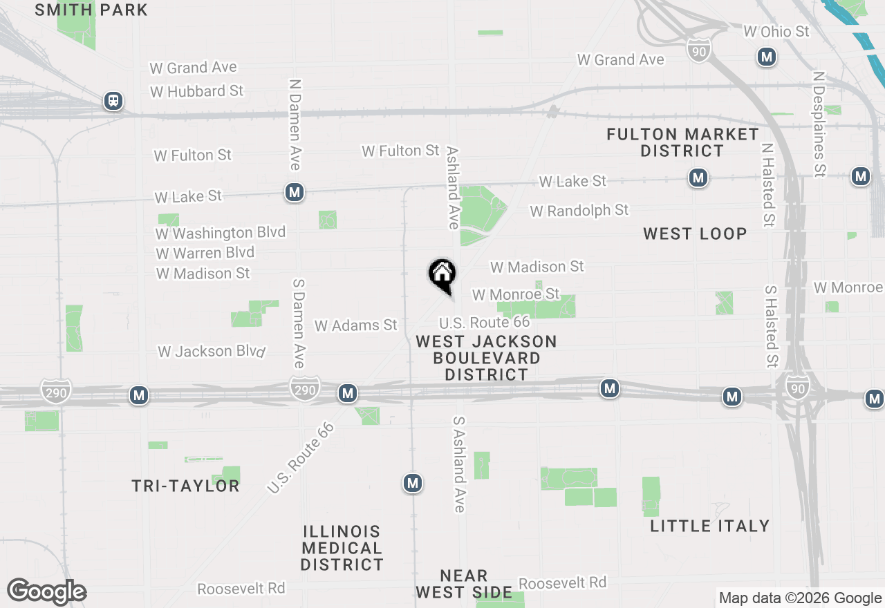 Map of 1645 W Ogden Avenue #303, Chicago, IL 60612