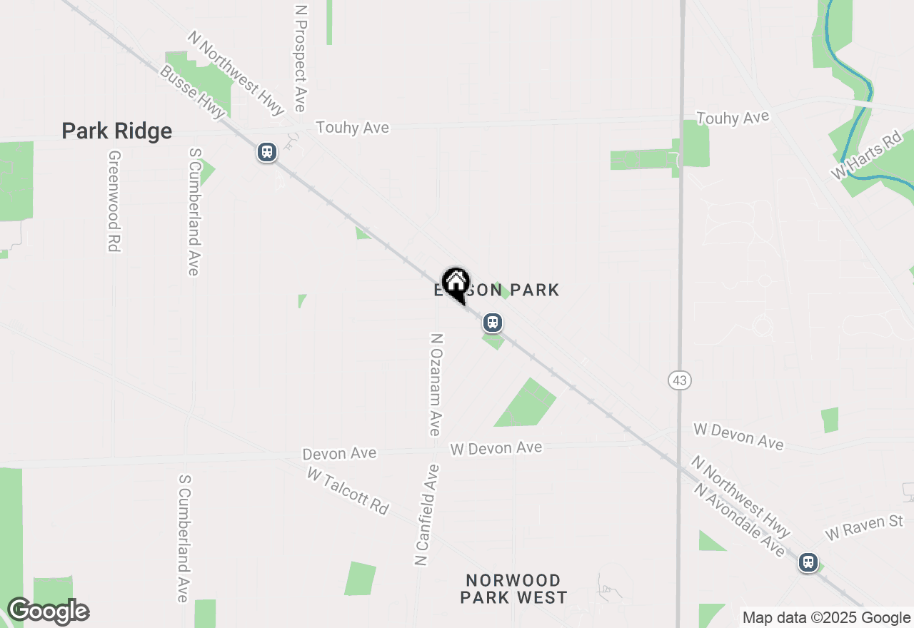 Map of 7732 W Columbia Avenue, Chicago, IL 60631