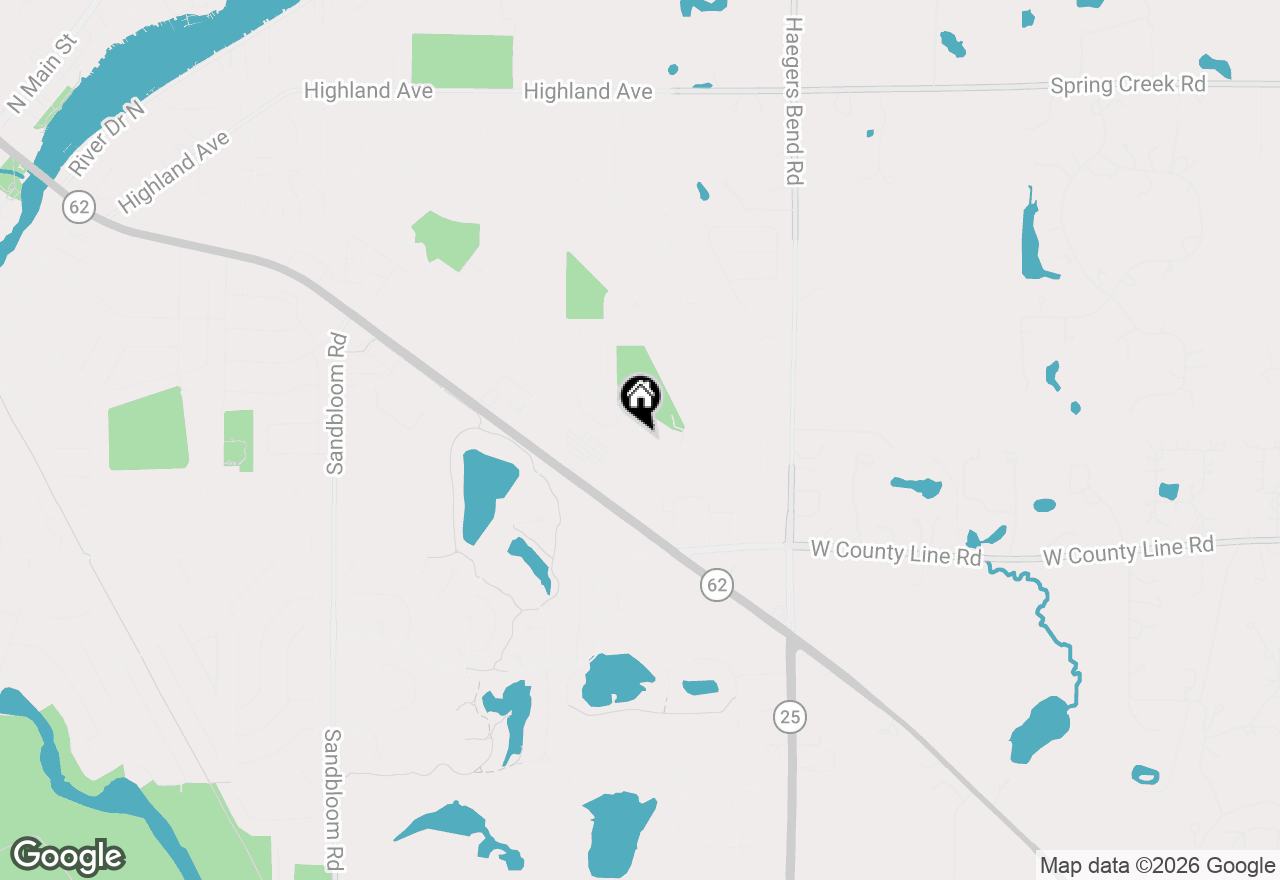 Map of 2006 Teton Parkway, Algonquin, IL 60102