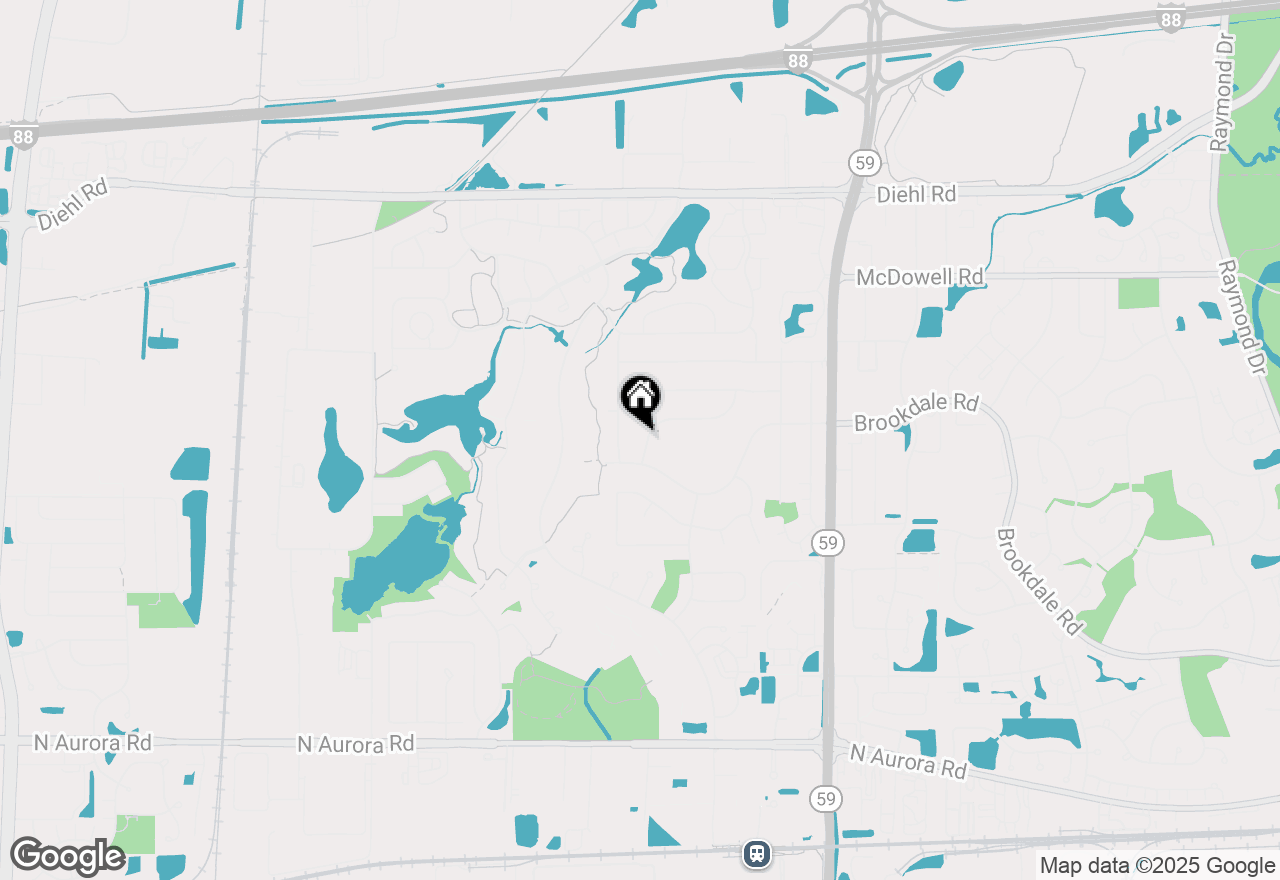 Map of 5S388 Allister Lane, Naperville, IL 60563