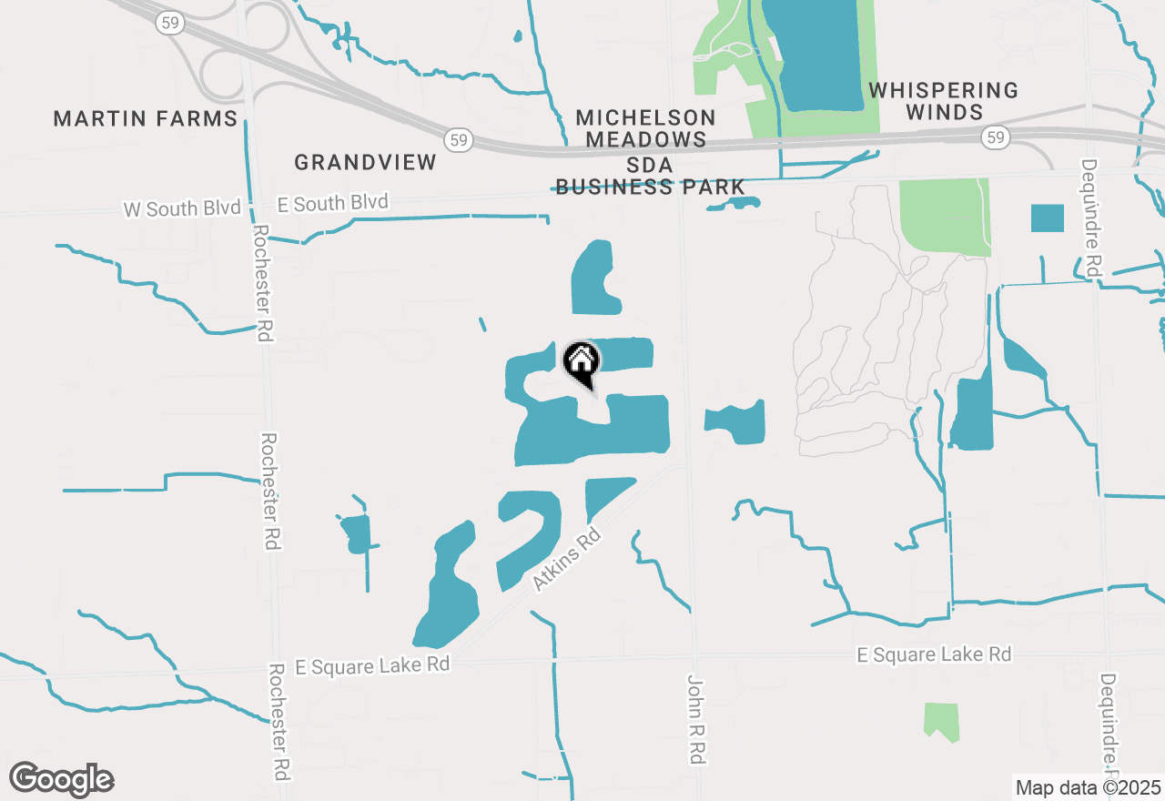 Map of 1840 Lyster Court, Troy, MI 48085