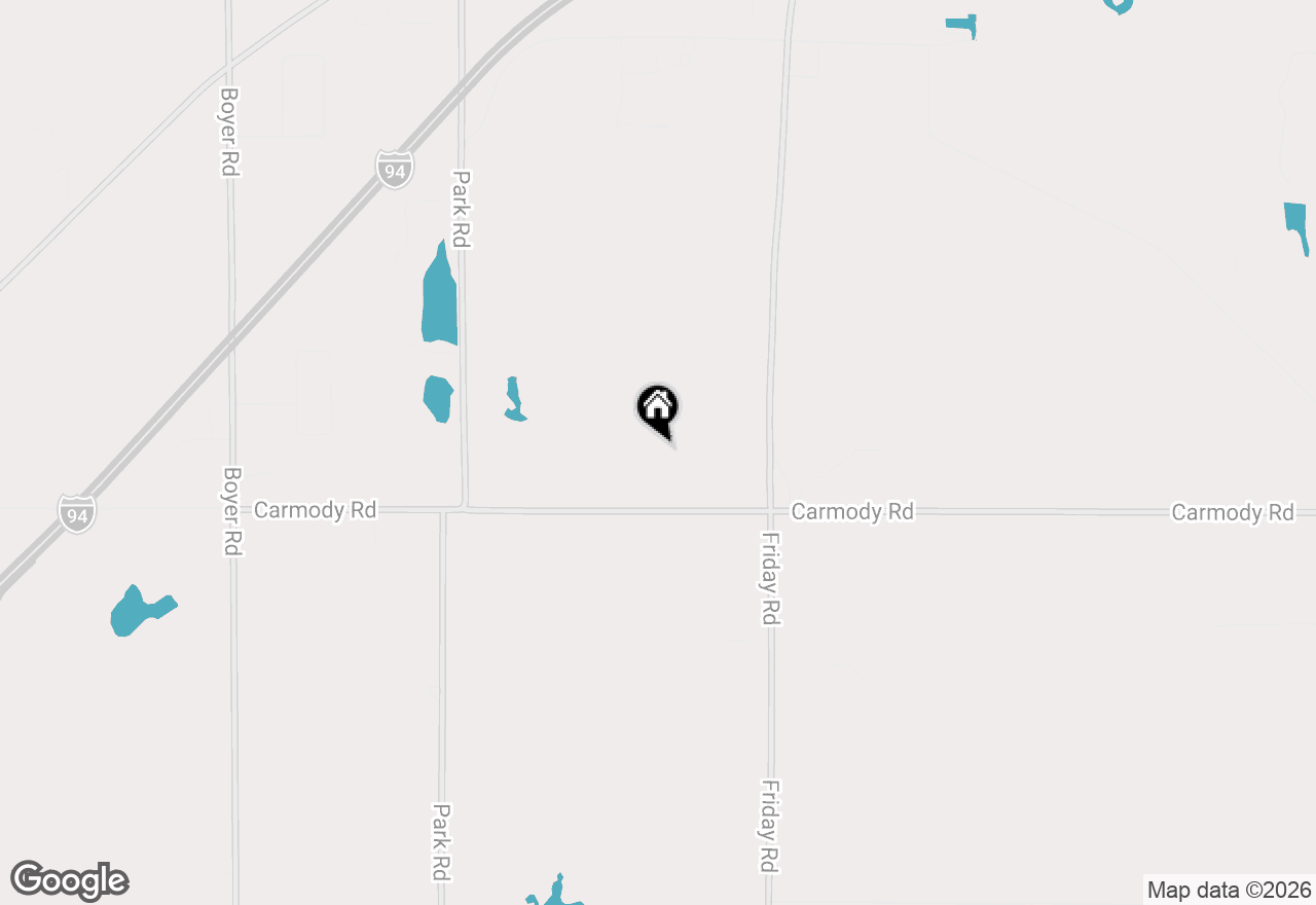 Map of 5901 Carmody Road, Coloma, MI 49038