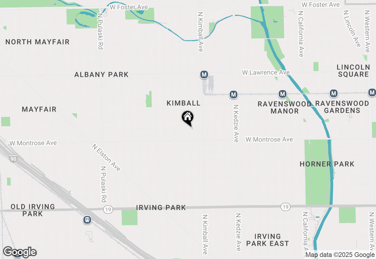 Map of 4439 N Saint Louis Avenue, Chicago, IL 60625