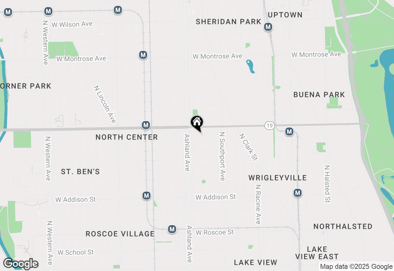Map of 3930 N Greenview Avenue #2, Chicago, IL 60613