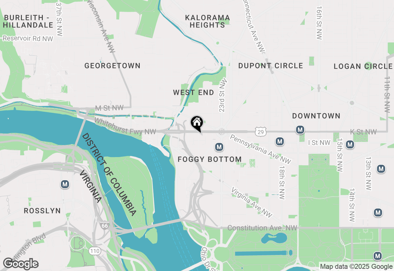 Map of 950 25th Street Nw #215-N, Washington, DC 20037