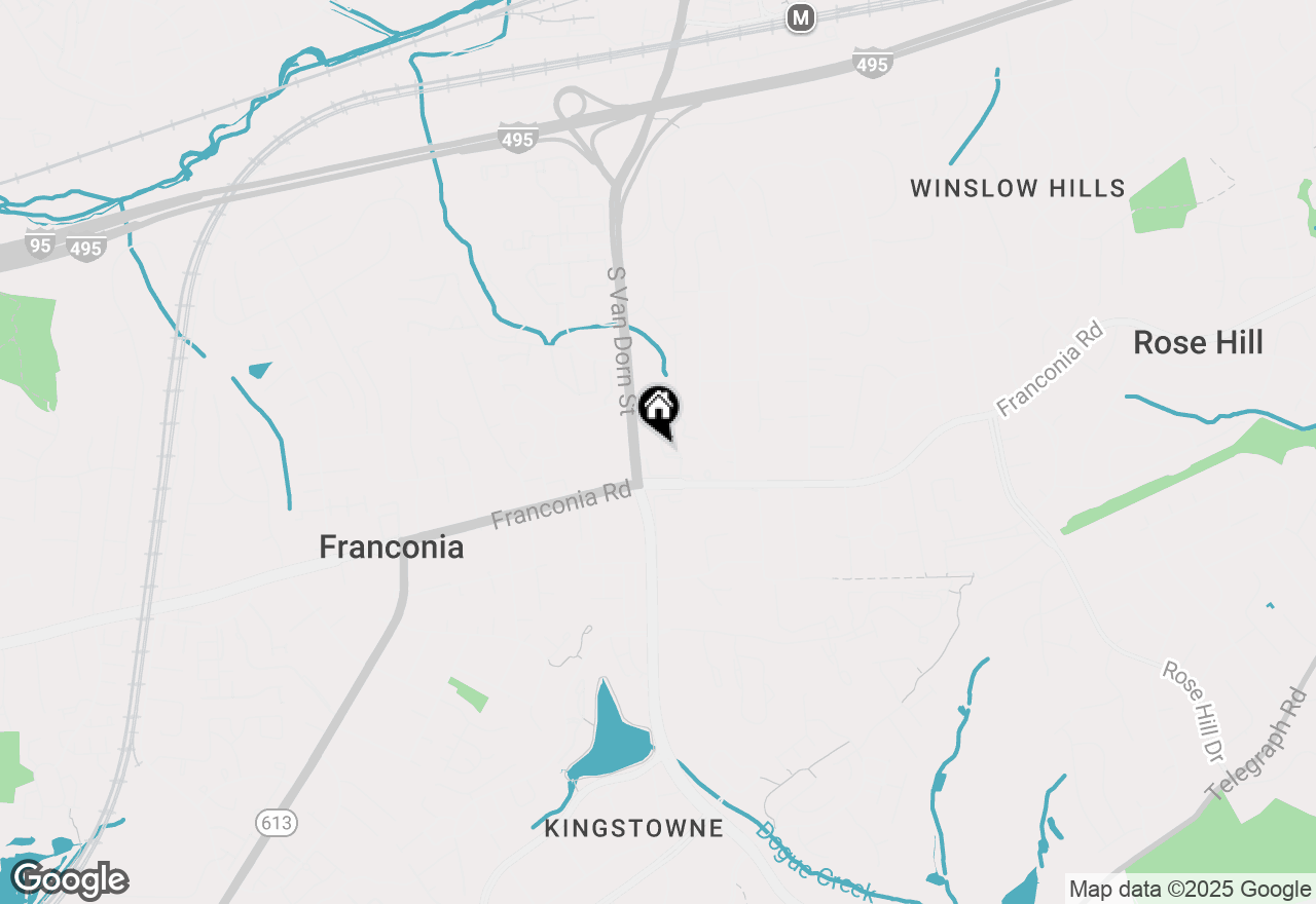 Map of 6144 Wellington Commons Drive, Alexandria, VA 22310