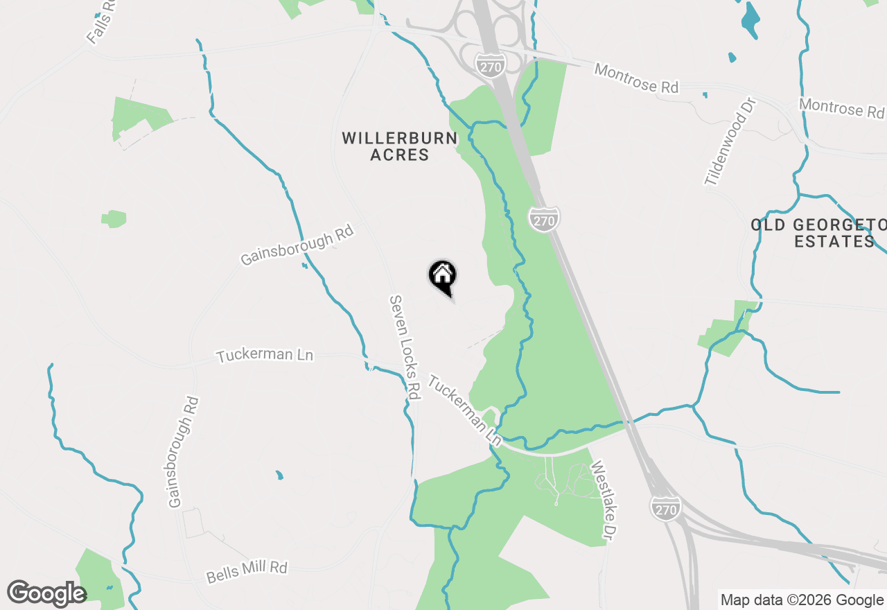 Map of 7768 Heatherton Lane, Potomac, MD 20854