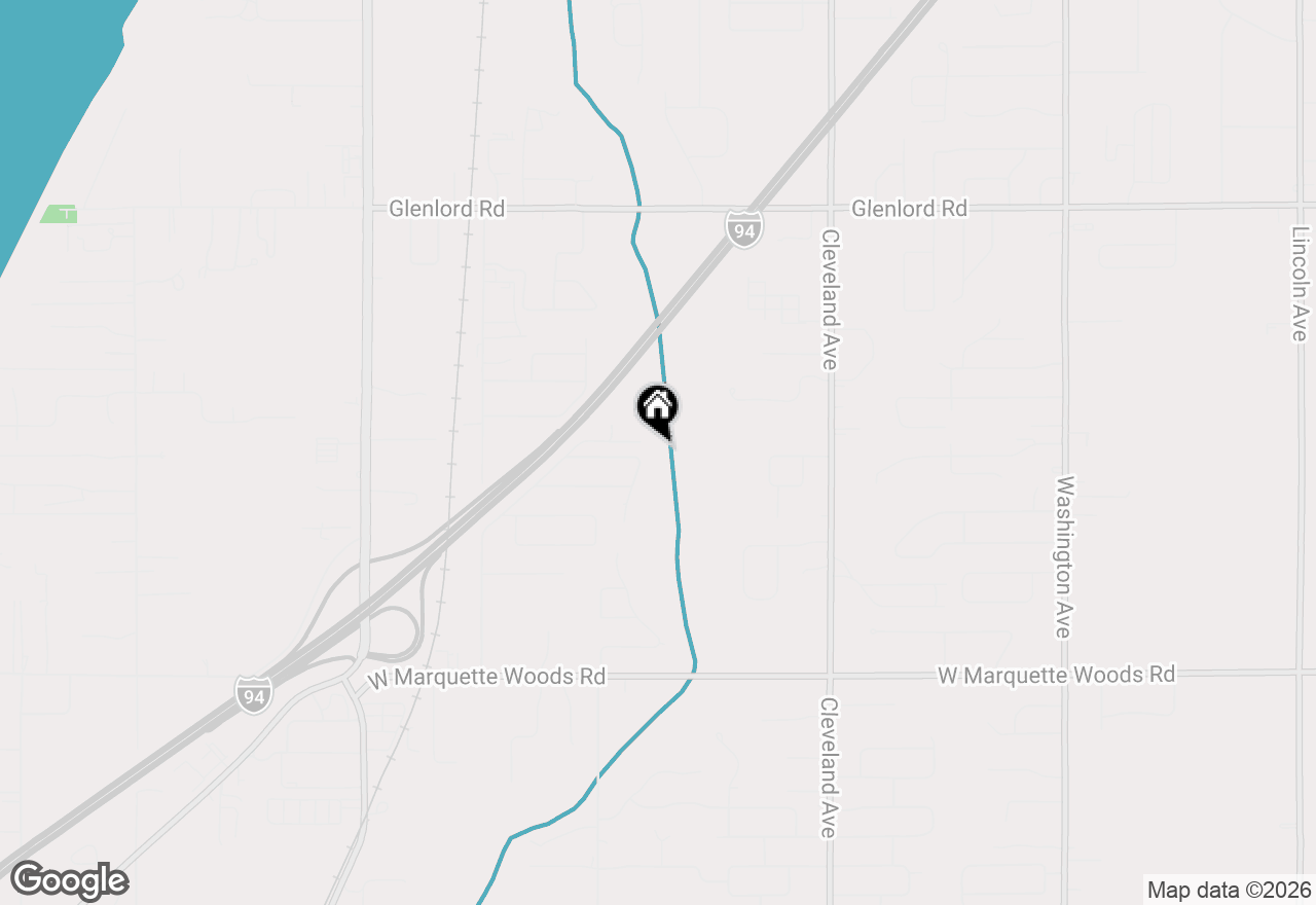 Map of 4525 N Cedar Trail, Stevensville, MI 49127