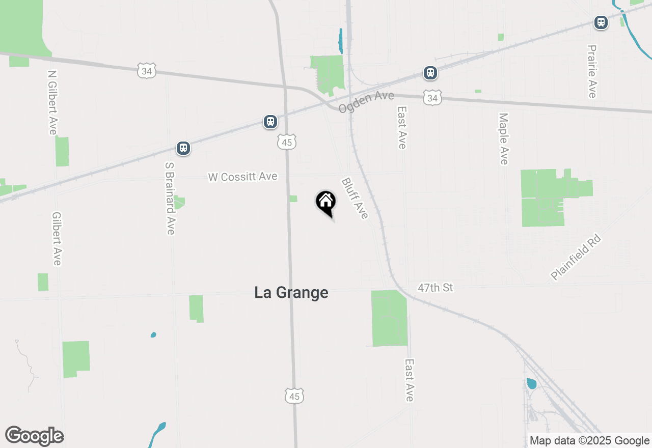 Map of 239 7th Avenue, La Grange, IL 60525