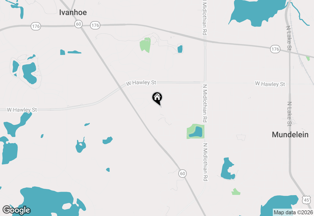 Map of 232 Dunton Court, Mundelein, IL 60060