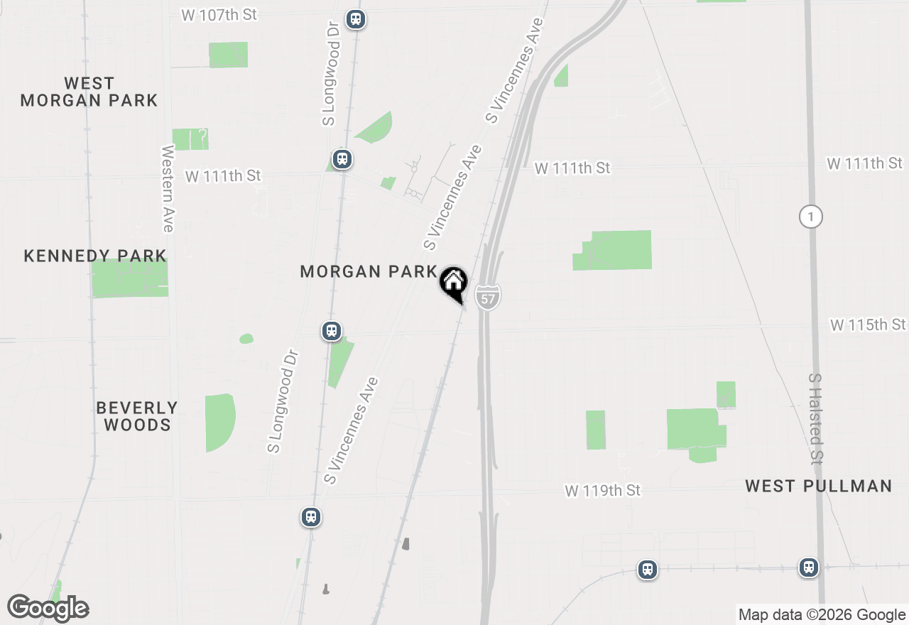 Map of 11435 S Davol Street, Chicago, IL 60643