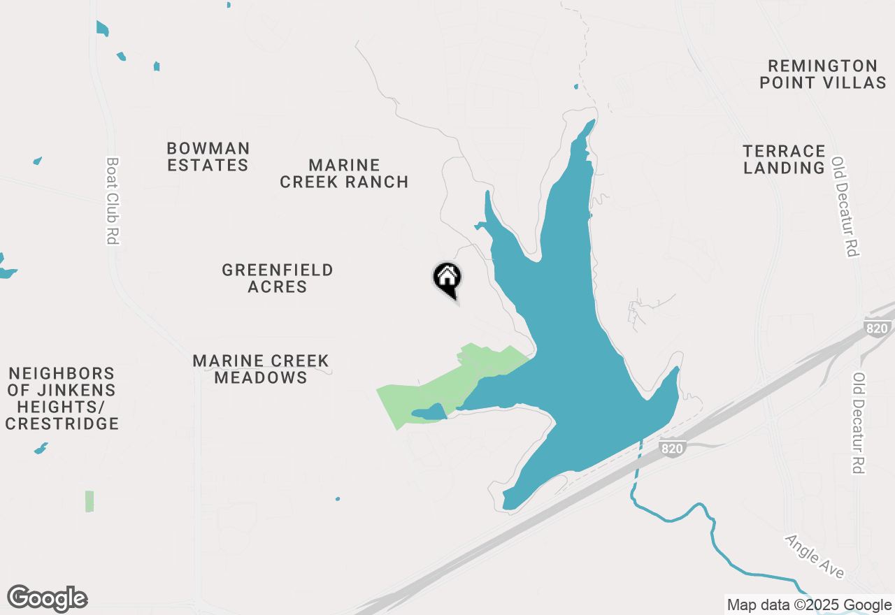 Map of 5336 New Castleton Lane, Fort Worth, TX 76135