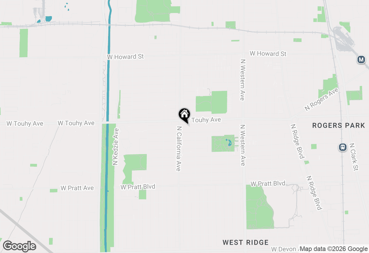 Map of 2738 W Fitch Avenue, Chicago, IL 60645
