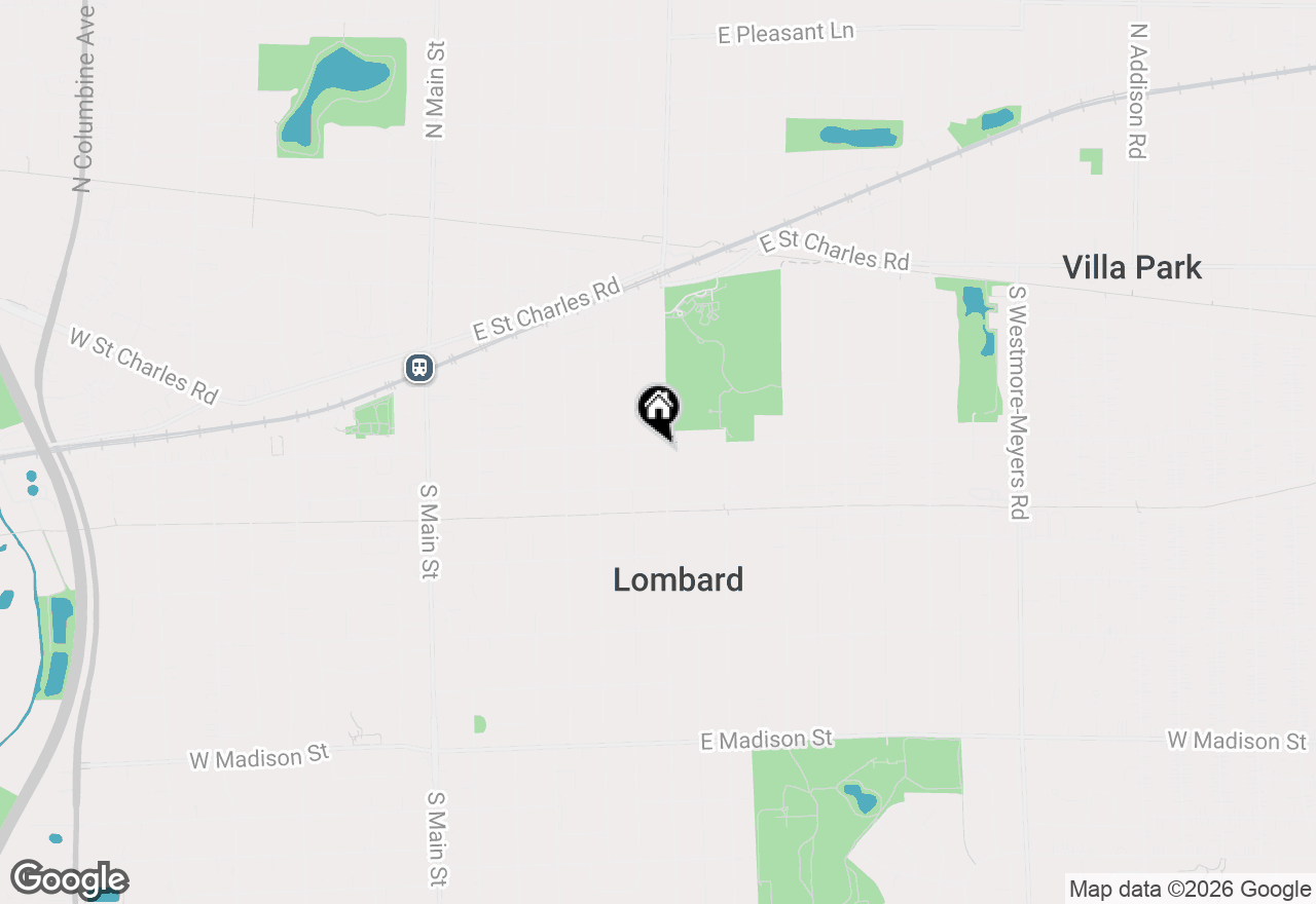 Map of 210 S Grace Street, Lombard, IL 60148