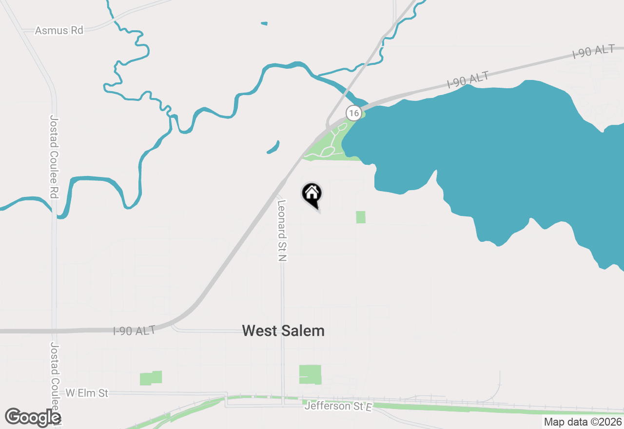 Map of 289 Lewis St, West Salem, WI 54669