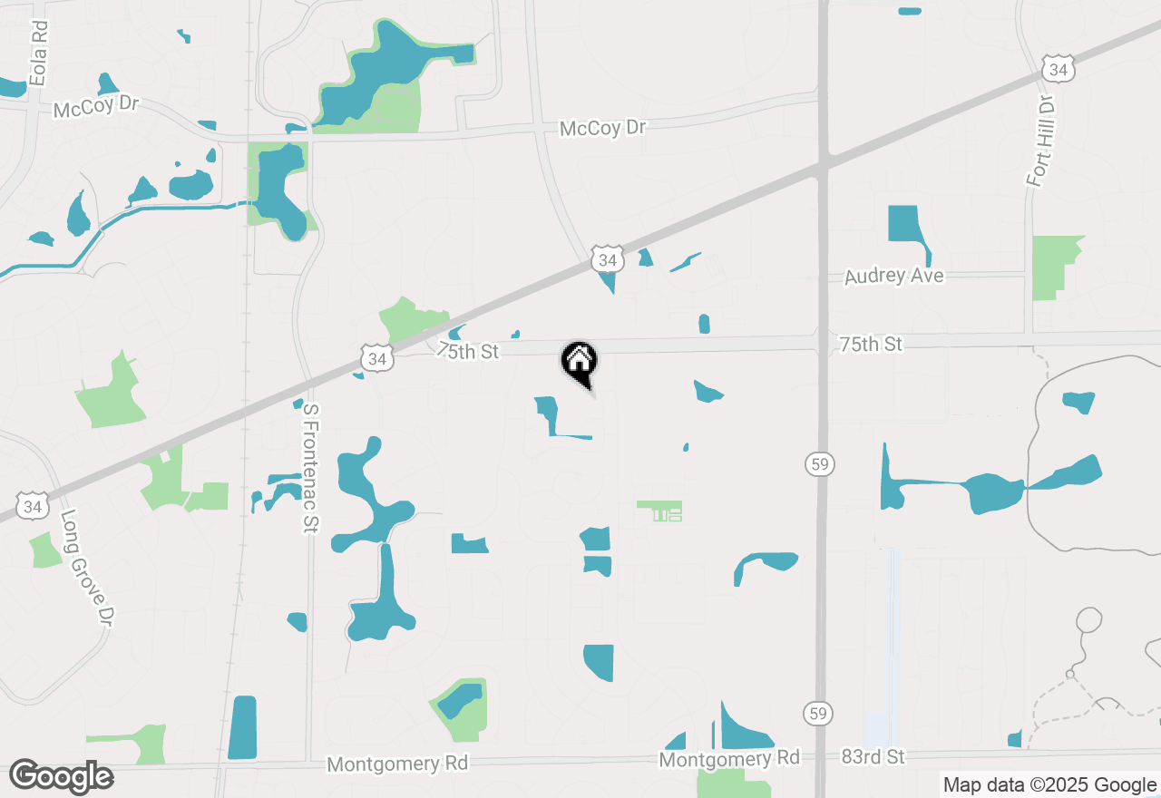 Map of 4017 Boulder Court, Aurora, IL 60504