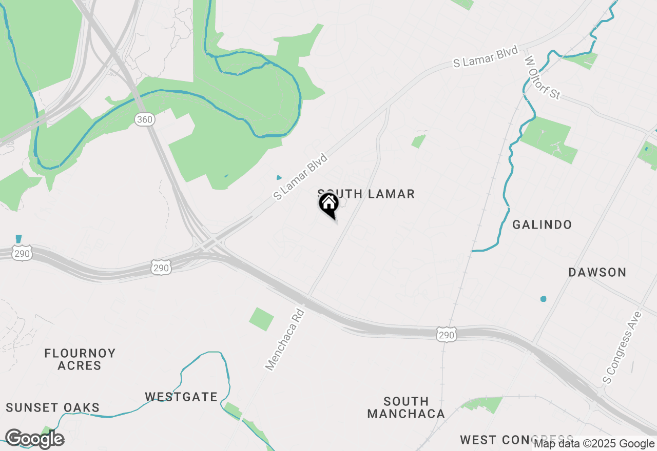 Map of 3802 Byron Dr #A, Austin, TX 78704