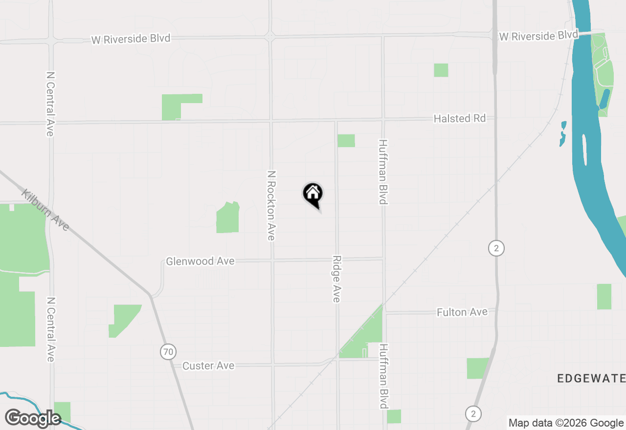 Map of 2219 Barton Boulevard, Rockford, IL 61103