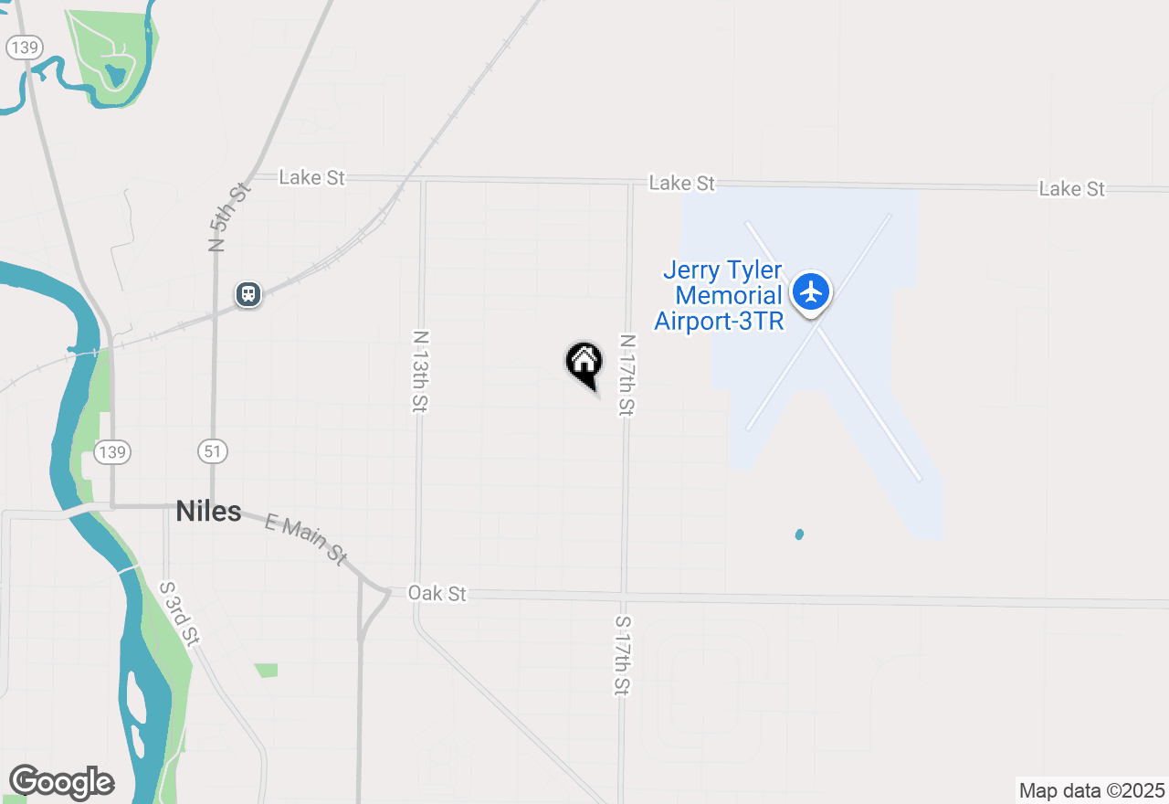 Map of 1621 Howard Street, Niles, MI 49120