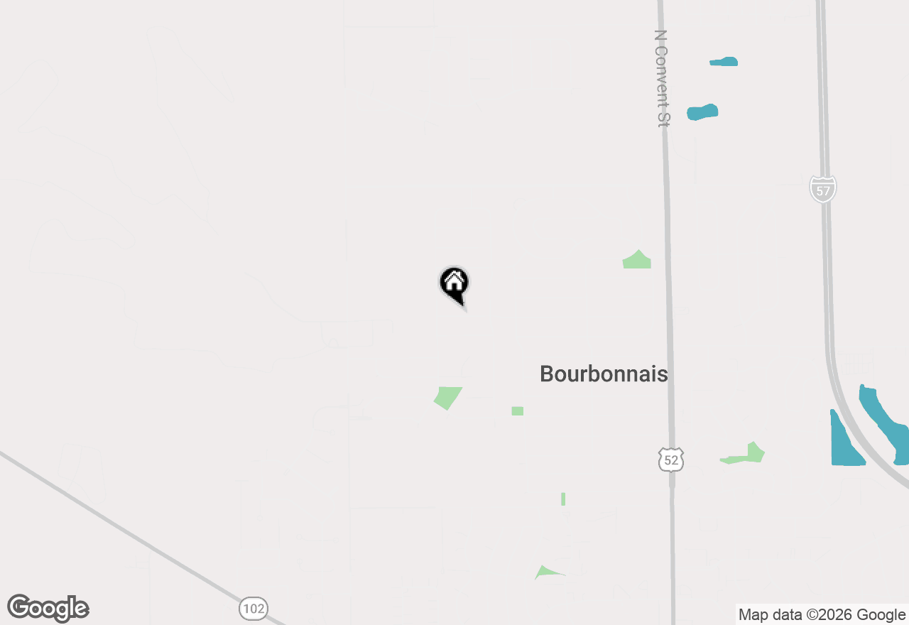 Map of 665 Kathy Drive, Bourbonnais, IL 60914