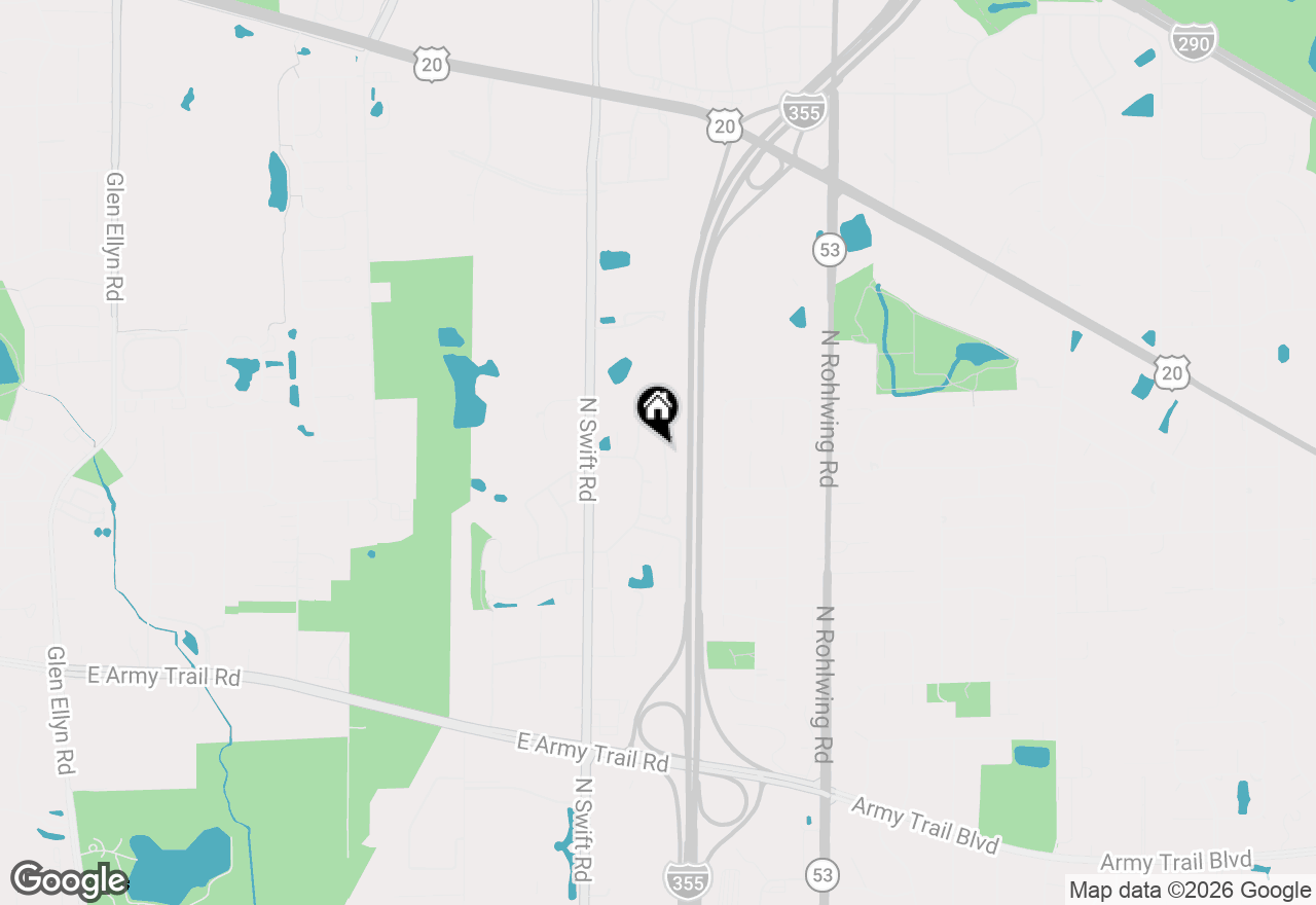 Map of 718 N Tamarac Boulevard, Addison, IL 60101