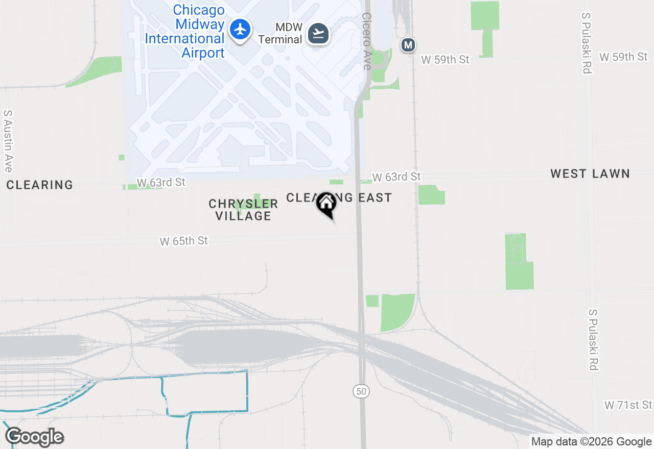 Map of 6436 S Lamon Avenue, Chicago, IL 60638