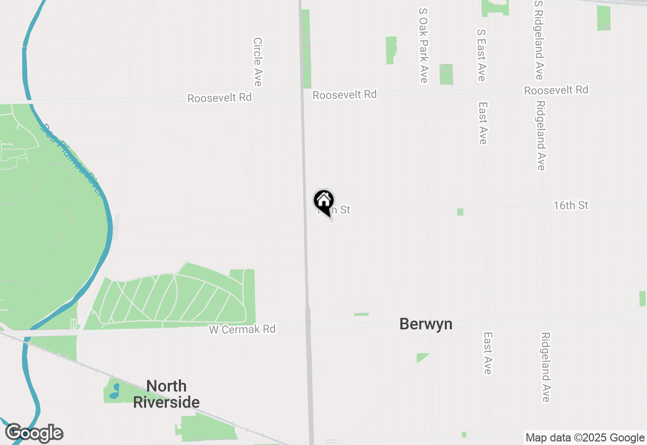 Map of 1619 Maple Avenue, Berwyn, IL 60402