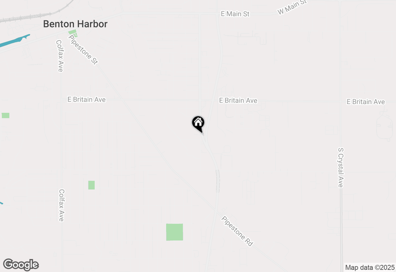 Map of 688 S Fair Avenue, Benton Harbor, MI 49022