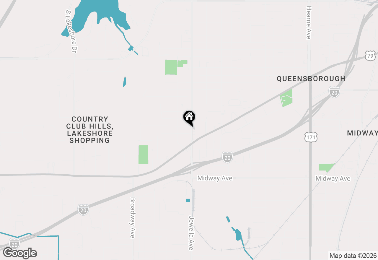 Map of 3710 Jewella Avenue, Shreveport, LA 71109