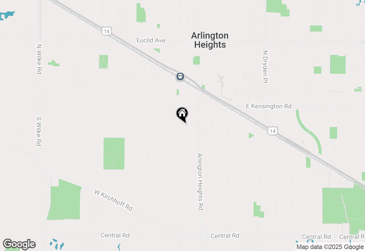 Map of 226 S Dunton Avenue, Arlington Heights, IL 60005