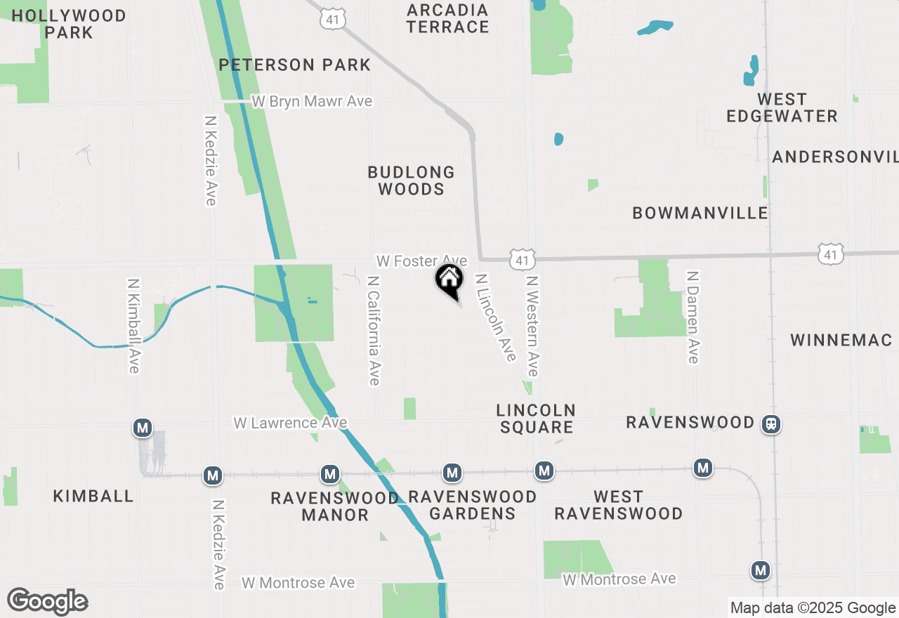 Map of 2609 W Carmen Avenue, Chicago, IL 60625