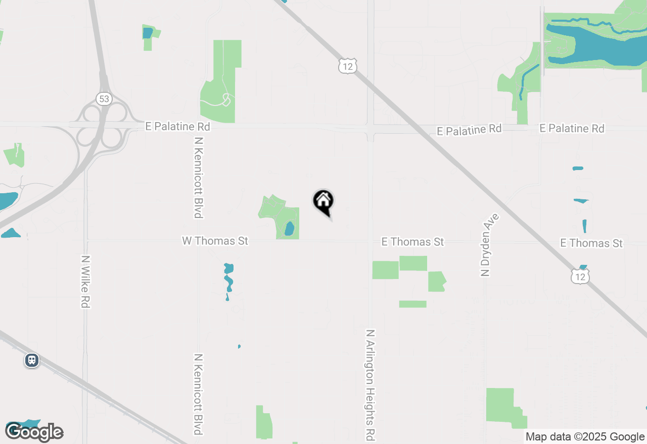 Map of 1530 N Vail Avenue, Arlington Heights, IL 60004