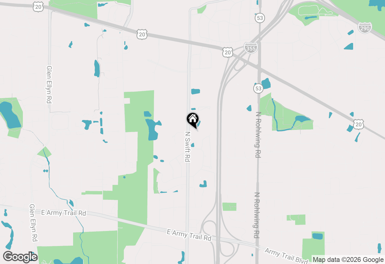 Map of 881 N Swift Road #206, Addison, IL 60101