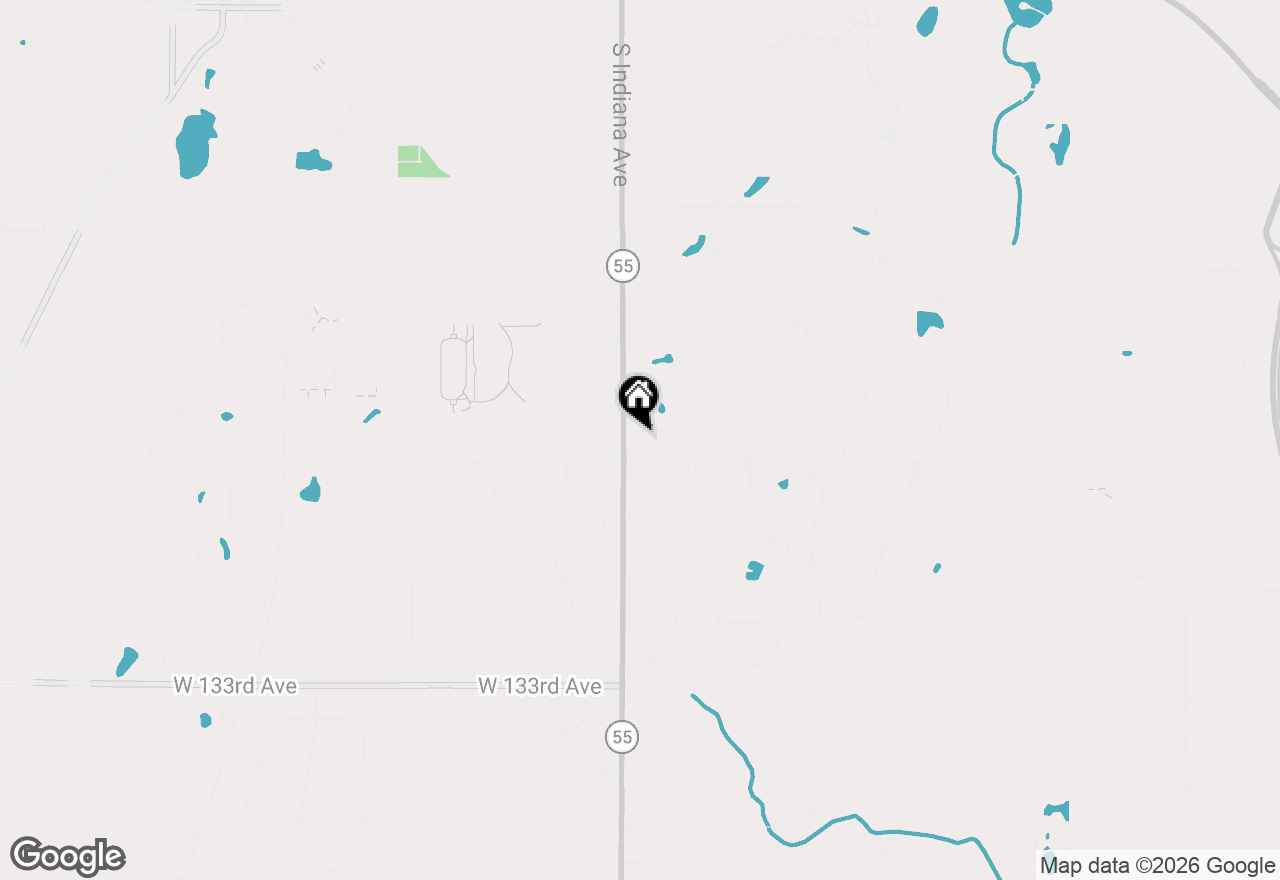 Map of 12819 Grant Street, Crown Point, IN 46307