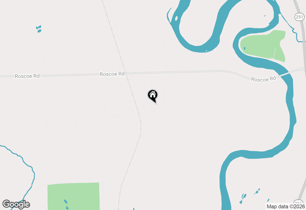 Map of 10205 Monarch Road, Roscoe, IL 61073