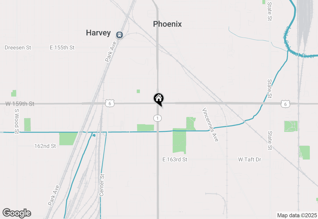 Map of 15919 Halsted Street, Harvey, IL 60426